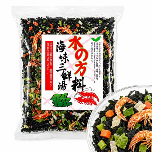 Dried Wakame Miso Soup Topping Mix - 2.12oz / 60g Japanese-Style Seaweed