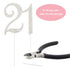 21 Cake Topper, Premium Silver Metal, 21st Birthday Party Sparkly Rhinestone Decoration, Great Centerpiece