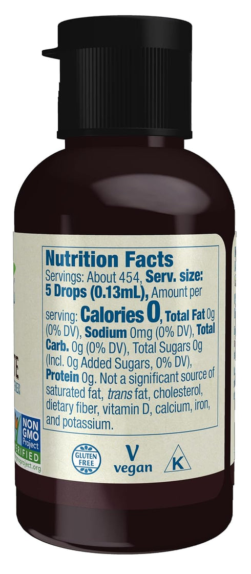 NOW Foods Better Stevia Liquid, Dark Chocolate, Zero-Calorie Sweetener, 2-Ounce