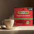 50 Count Twinings English Breakfast Tea, Decaffeinated Black Tea - Lively and Refreshing Decaf Tea Bags Individually