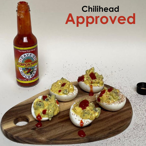 5oz (Pack 2) Dave's Gourmet Scorpion Pepper Hot Sauce - Extract-Free Insanely Hot Flavor - Hot Sauce for Burgers