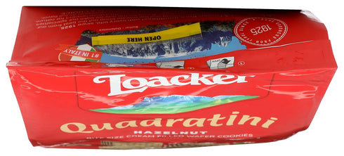 8.82 Loacker, Wafer Minis Hazelnut, Ounce