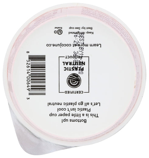 Cocojune 4 (Pack 1) Organic Strawberry & Rhubarb, Pink, Ounce