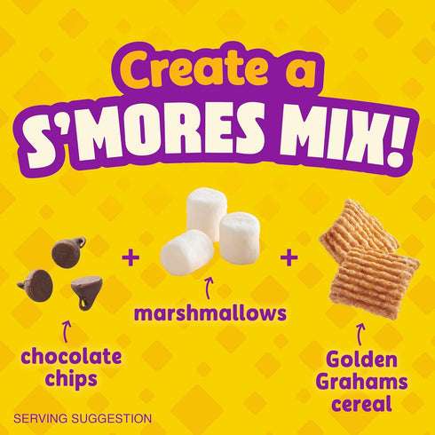 11.7 oz Golden Grahams Breakfast Cereal, Graham Cracker Taste, Made with Whole Grain