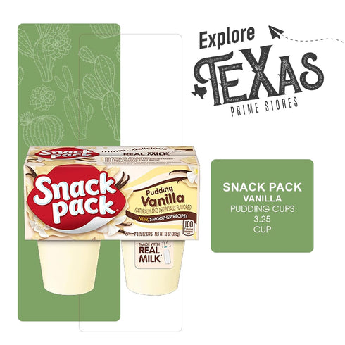 Snack Pack 32- Count 3.25 1 - Lavinia Essentials Bundle: of Vanilla Flavored Pudding, Gluten-free, Kosher On-The-Go