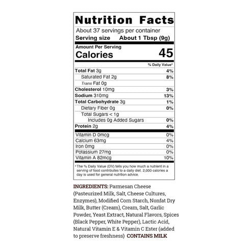 12oz (Pack 1) Hoosier Hill Farm Alfredo Sauce Mix