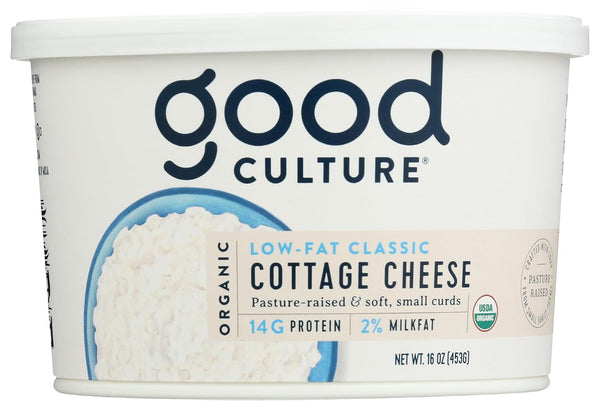 by Good Culture Good Culture, Organic Low Fat Cottage Cheese - Classic 2%, 16Ounce