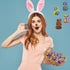 (1 Easter Bunnies, Smooth & Creamy Party Bag Fillers, Individually Wrapped Multicolor Foils Pound)