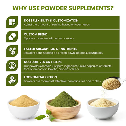 POWERFOODS BY NATURE 1 Lb 100% Nuvra by Nature Organic Garlic Powder Pure & Aromatic Rich in Flavor & Nutrients |