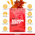 Omega-3 2oz Pack Kaimana Jerky Wild Caught Salmon Jerky - Organic Gourmet Dried Fish Strips Rich in & Protein