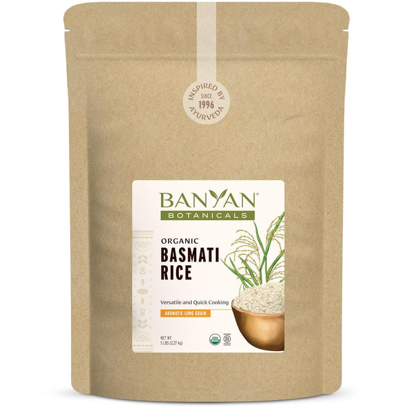 Banyan Botanicals White Basmati Rice Organic & Pure Basmati Rice for Cooking