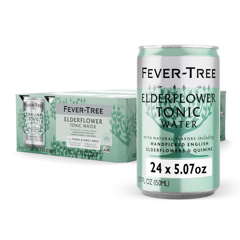 Fever Tree Elderflower Tonic Water - Premium Quality Mixer - Refreshing Beverage