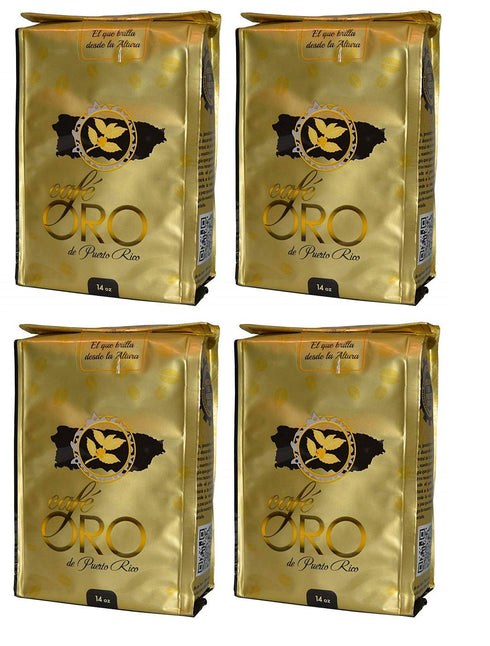 Cafe Oro de Puerto Rico Tueste Mediano Oscuro - 14oz / Cafe