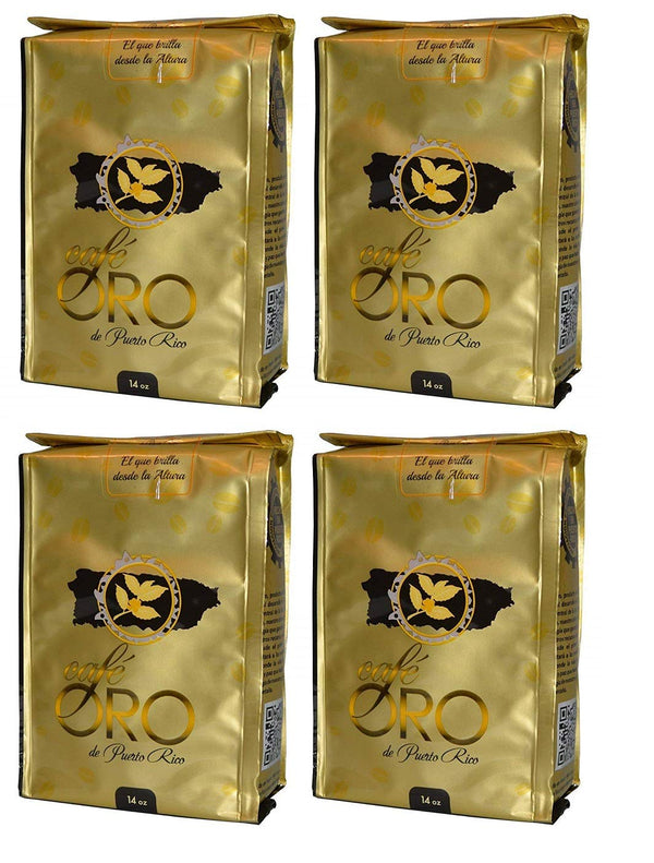 Cafe Oro de Puerto Rico Tueste Mediano Oscuro - 14oz / Cafe