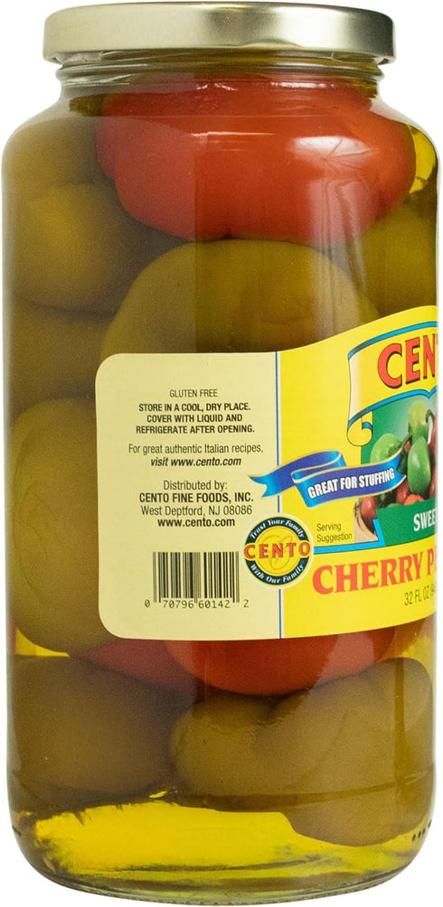 Pack 3 Cento Sweet Cherry Peppers
