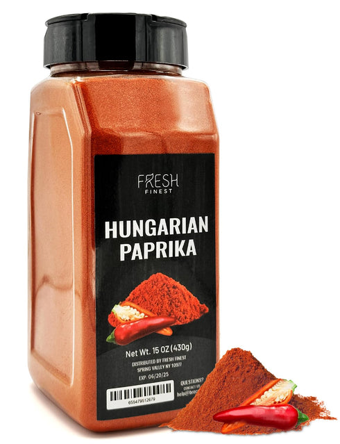 Fresh Finest Hungarian Paprika, Authentic Sweet Paprika Powder, Mild Spice for a Wide Range of Dishes - 15oz (430g)