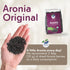 17.6 oz (500 Aronia Original Organic Dried Aronia Berries g) - Unsweetened Black Chokeberries, Gently Dried After