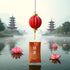 Rosojodg Red Lucky Spiritual Salt Pouch, Spiritual Salt with Sachet, Buddhist Spiritual Salts Pouch Necklace for Money