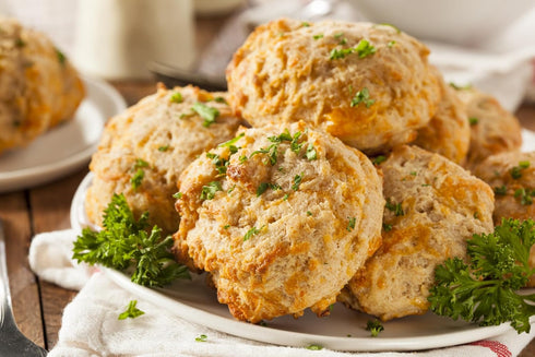 10, 10 A Blend Above Cheesy Garlic Biscuit Mix - Easy to Bake, Makes Breakfast Biscuits, Dinner Biscuits, Biscuit's