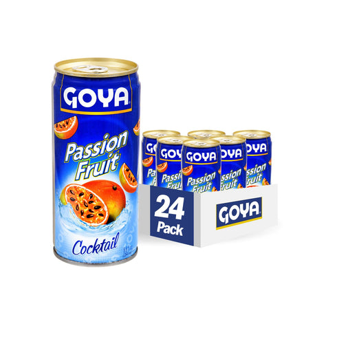 Goya Foods Passion Fruit Cocktail, 9.6 Fl Oz (Pack of 24)