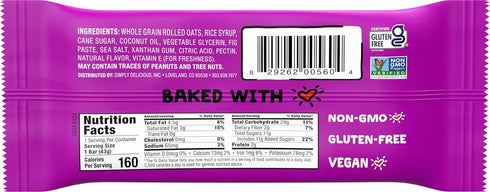 7.5 (Pack 6) Bobo's Fig Bars, Original Fig, Vegan Friendly, Kosher, Gluten Free & Non-GMO, Ounce