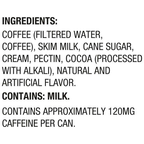15 OZ 12 Count International Delight Iced Coffee, Mocha, Grab and Go Coffee Drinks Made with Real Milk and Cream, FL