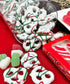 1 SweetGourmet Yogurt Covered Holiday Drizzle Pretzels | Seasonal Candy | Pound