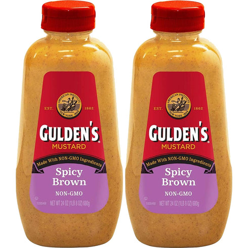 Gulden's spicy brown mustard 2/24 oz (pack of 2)