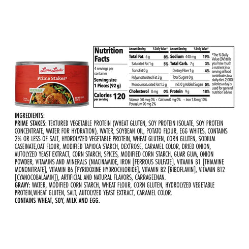 (13 oz.), 3 Pack) Loma Linda - Plant Based Meats (Prime Stakes