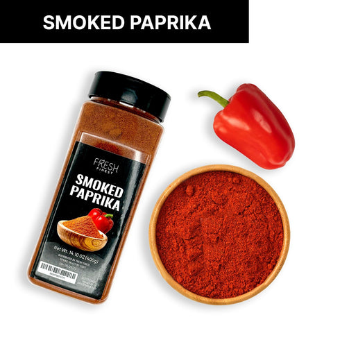 Fresh Finest Smoked Paprika, 14.10 oz, Premium Powder for Cooking, Meat Rubs, Marinades