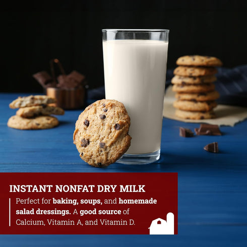 2LB (Pack 1) Hoosier Hill Farm Instant Nonfat Dry Milk Powder
