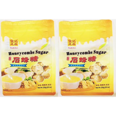 Generic Honeycombs Sugar, Natural Honey Crystal, 8.8 oz, Pack of 2