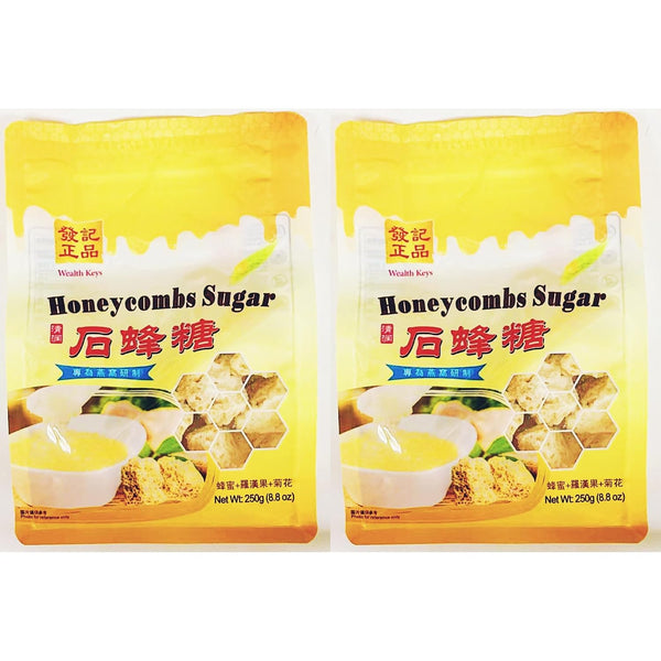 Generic Honeycombs Sugar, Natural Honey Crystal, 8.8 oz, Pack of 2