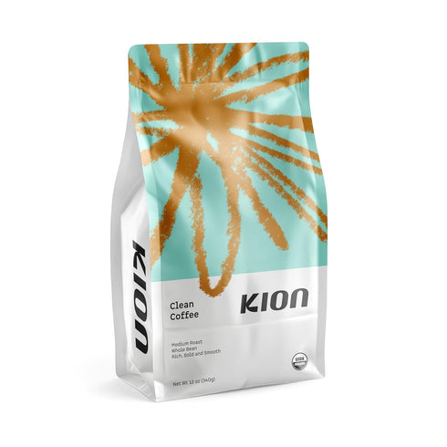 Kion Organic Whole Bean Coffee, Tested for Toxins, Ethically Sourced, Rich, Bold,
