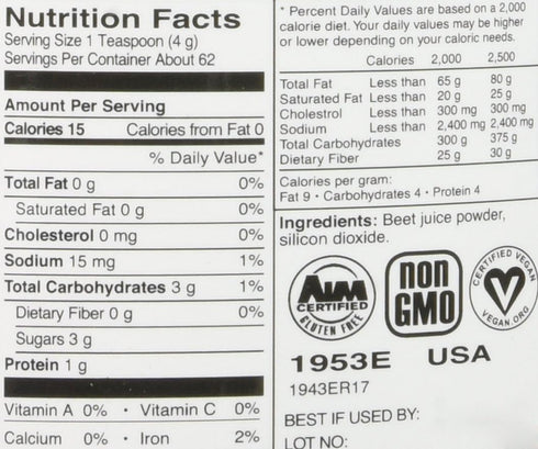 AIM International 8.8 oz AIM Redi Beets for beet juice supplementation