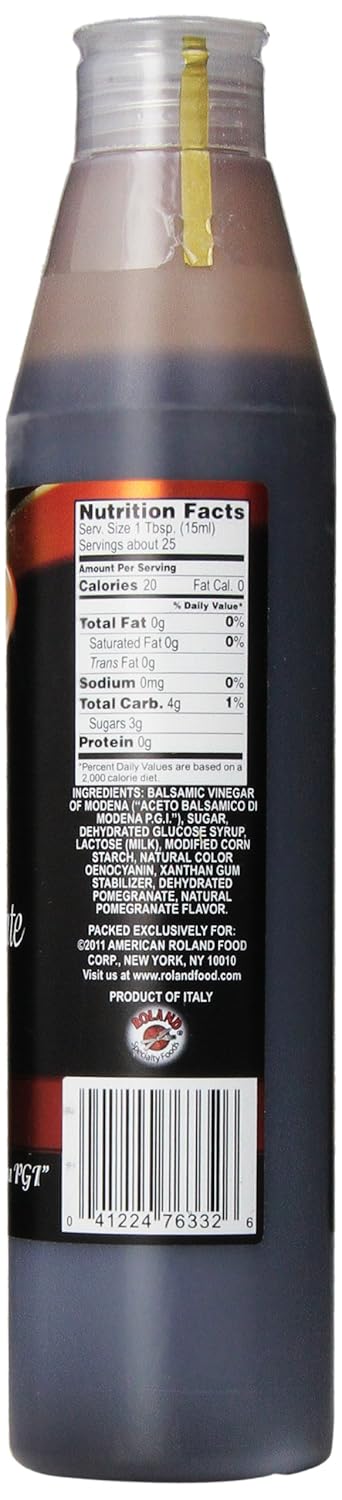 12.9 Roland Foods Balsamic Glaze, Pomegranate, Ounce