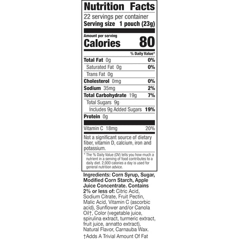 Pack, 22 17.6 oz Disney Pixar Fruit Flavored Snacks, Gluten Free, Kids Snacks, Value Ct