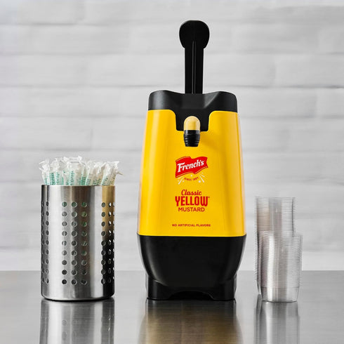 1.5 1.5 French's Classic Yellow Mustard Dispensing Pouch with Fitment, gal - One Gallon Pouch of Classic Yellow Mustard