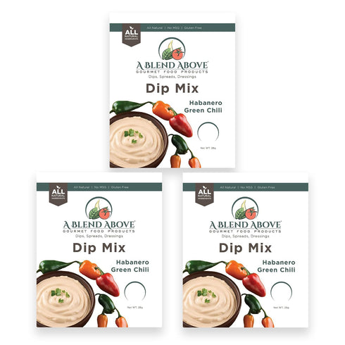 A Blend Above Habanero Green Chili Dip Mix, 3 Packs, 1 oz.