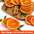 3.53oz 35+ Dried Blood Orange Slices, Natural Dehydrated Blood Orange for Cocktails Garnishing, Tea, Baking, Wreaths