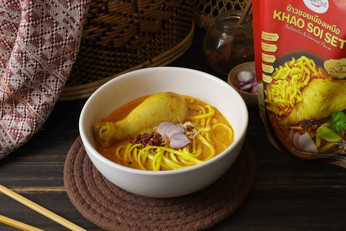Generic Set 4.45 Oz. 126 (Pack 2) Siam Chili Khao Soi All-in-One Meal Kit / g.