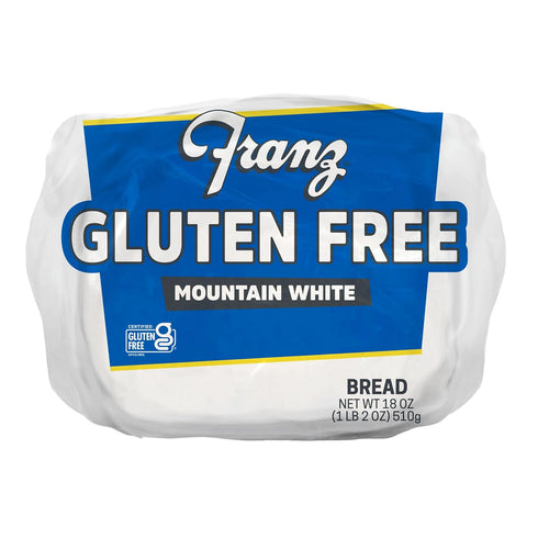 Franz Bakery 2 Pack (2 x18 oz) Franz Gluten Free Mountain White Bread
