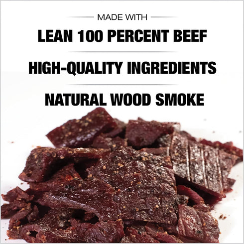 8 Pack, 11 70 (Pack Old Trapper Beef Jerky, Peppered Ounce Spicy Meat Snacks for Lunches or Between Meals, Grams