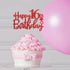 Red Glitter Happy 16th Birthday Cake Topper, Sixteen Sign Cake Topper, Cheers to 16 Years Party Supplies