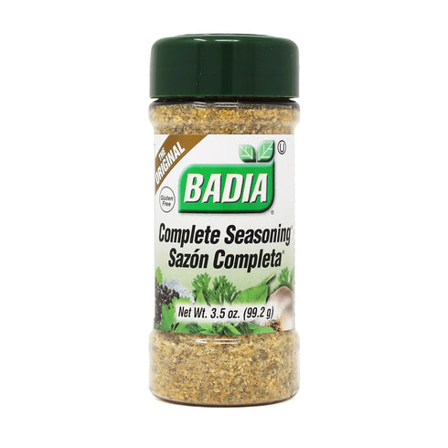 Badia Complete Seasoning, 3.5 oz - All-Purpose Spice Blend of Garlic, Onion,