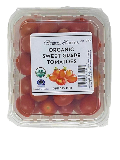 Bristol Farms PRODUCE Organic Grape Cherry Tomato, 16 OZ