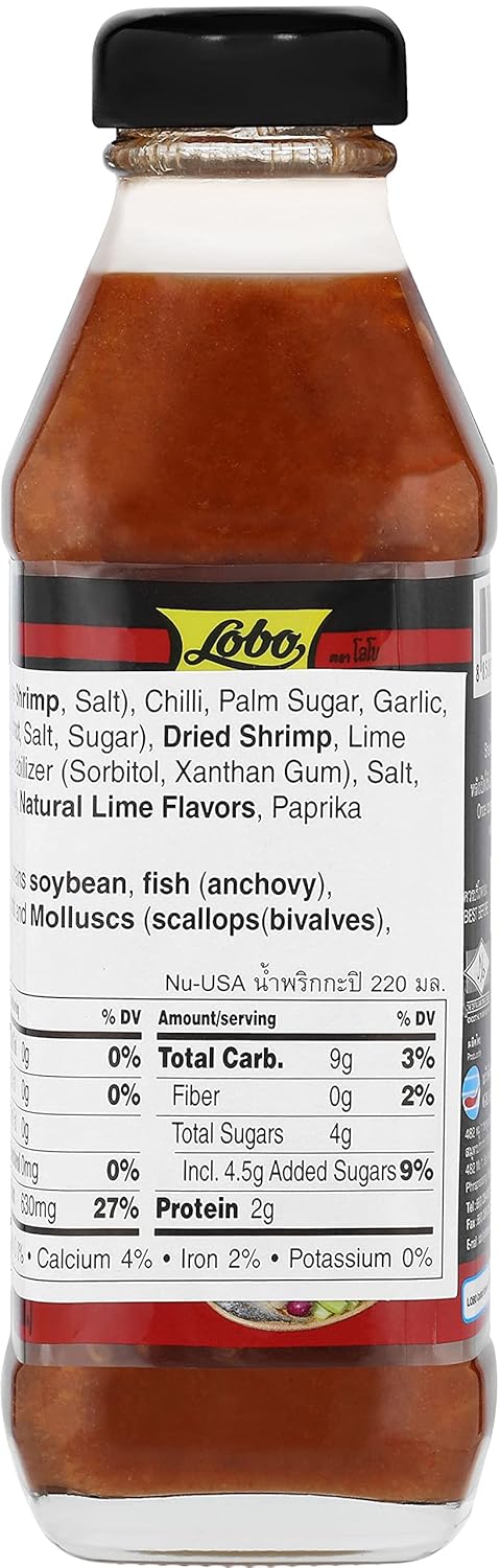 Lobo Thai Spicy Shrimp Paste Sauce - Nam Prik Kapi