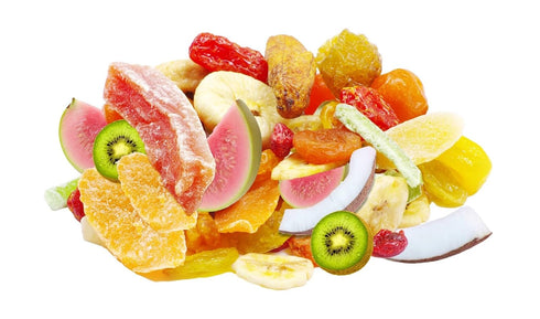 Foreign Fruits Mixed Dried Tropical Fruits, Natural Dehydrated Jackfruit, Pineapple, Guava, Mango, Coconut, Papaya,