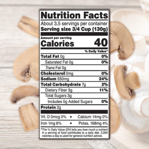 16 Pack 4 Roland Foods Button Mushrooms Pieces and Stems, Specialty Imported Food, Ounce Can