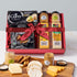 100% Wisconsin Cheese Company - Specialty Wisconsin Cheese Holiday Gift Box - Wisconsin Cheese, Crackers, Pretzel